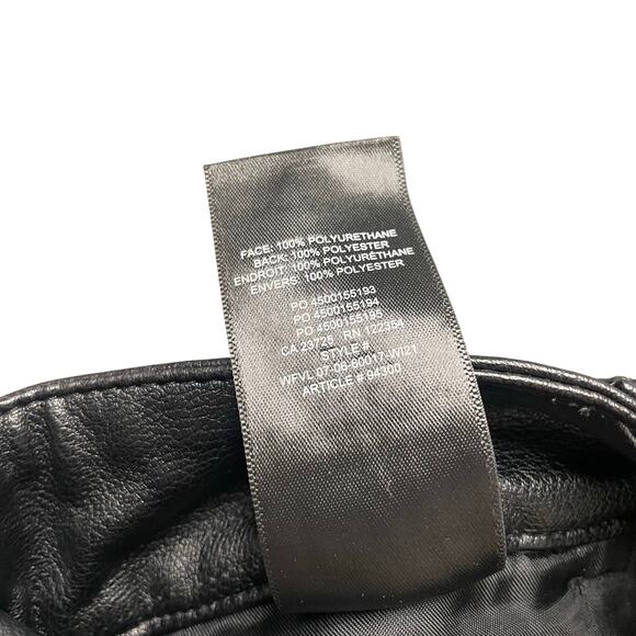 Aritxia Wilfred Free Brennan Pant High Waisted Vegan Leather Utility Style 4 - Picture 9 of 9